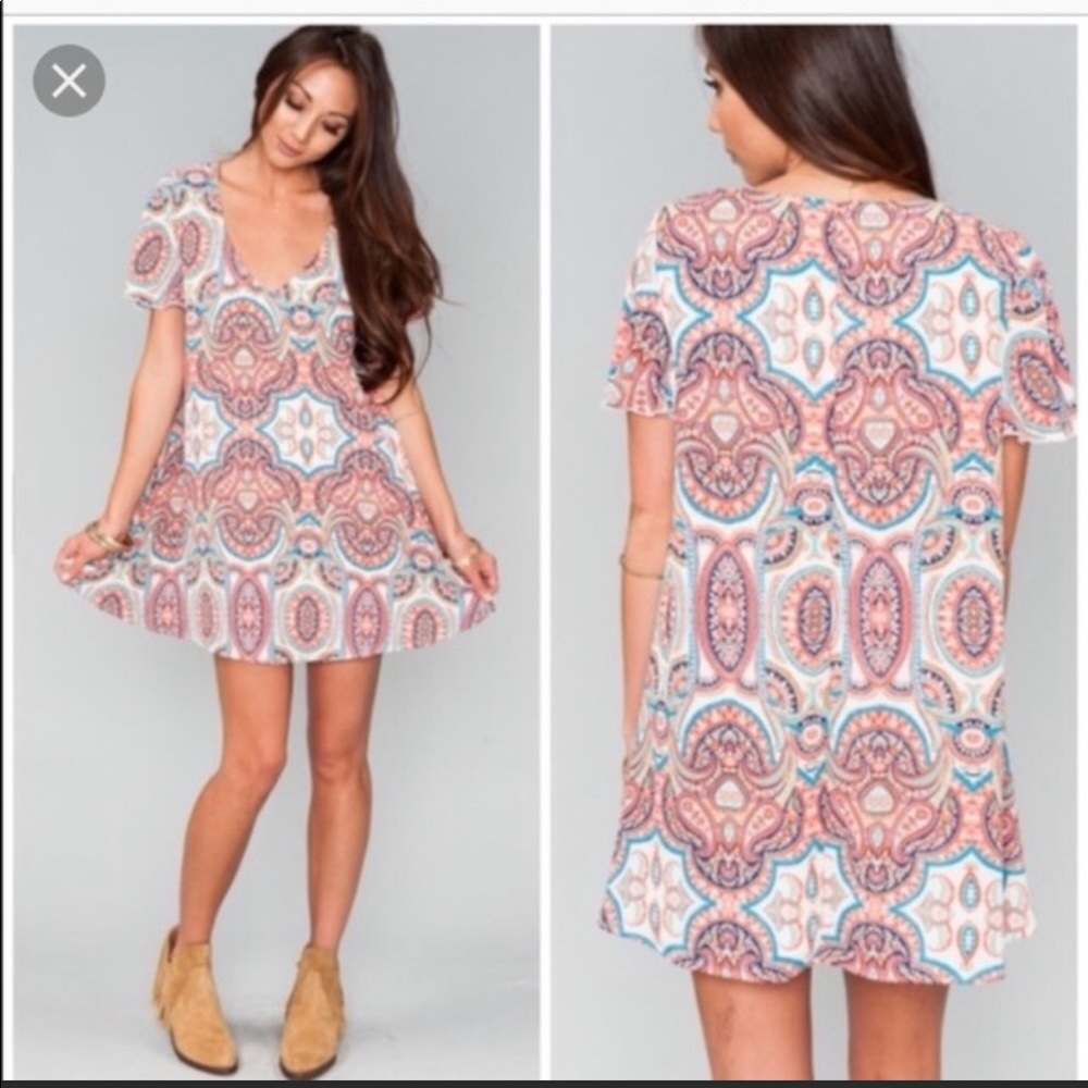 Show me your Mumu Kylie Mini Dress Paisley S